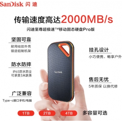 闪迪1T固态硬盘
